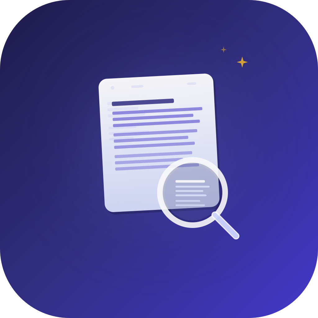 Shot Reader app icon